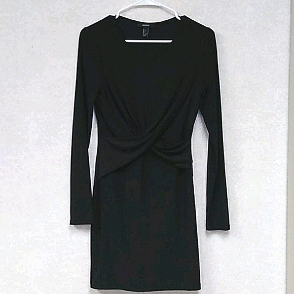 Forever 21, black bodycon dress, large - Picture 1 of 4